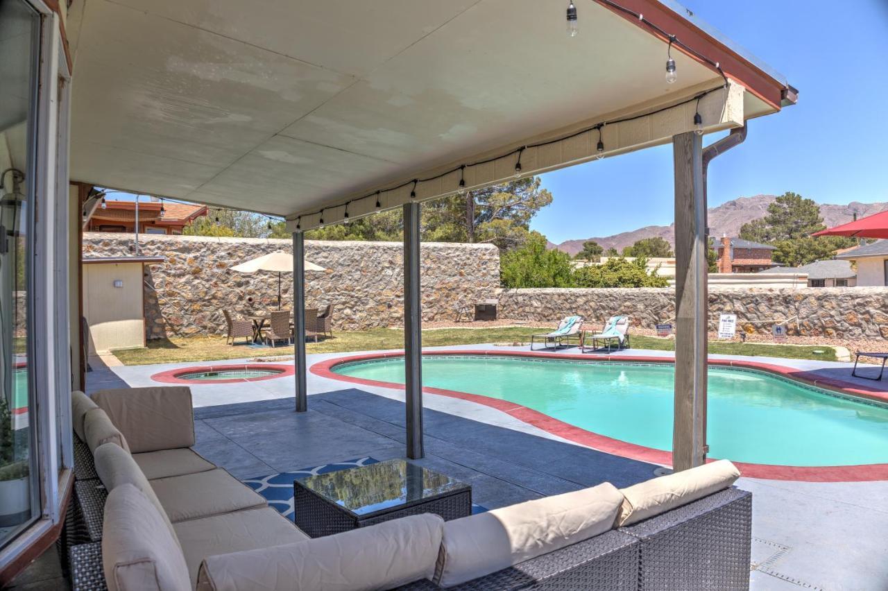 Home With Mountain View/Pool/Tub El Paso Dış mekan fotoğraf